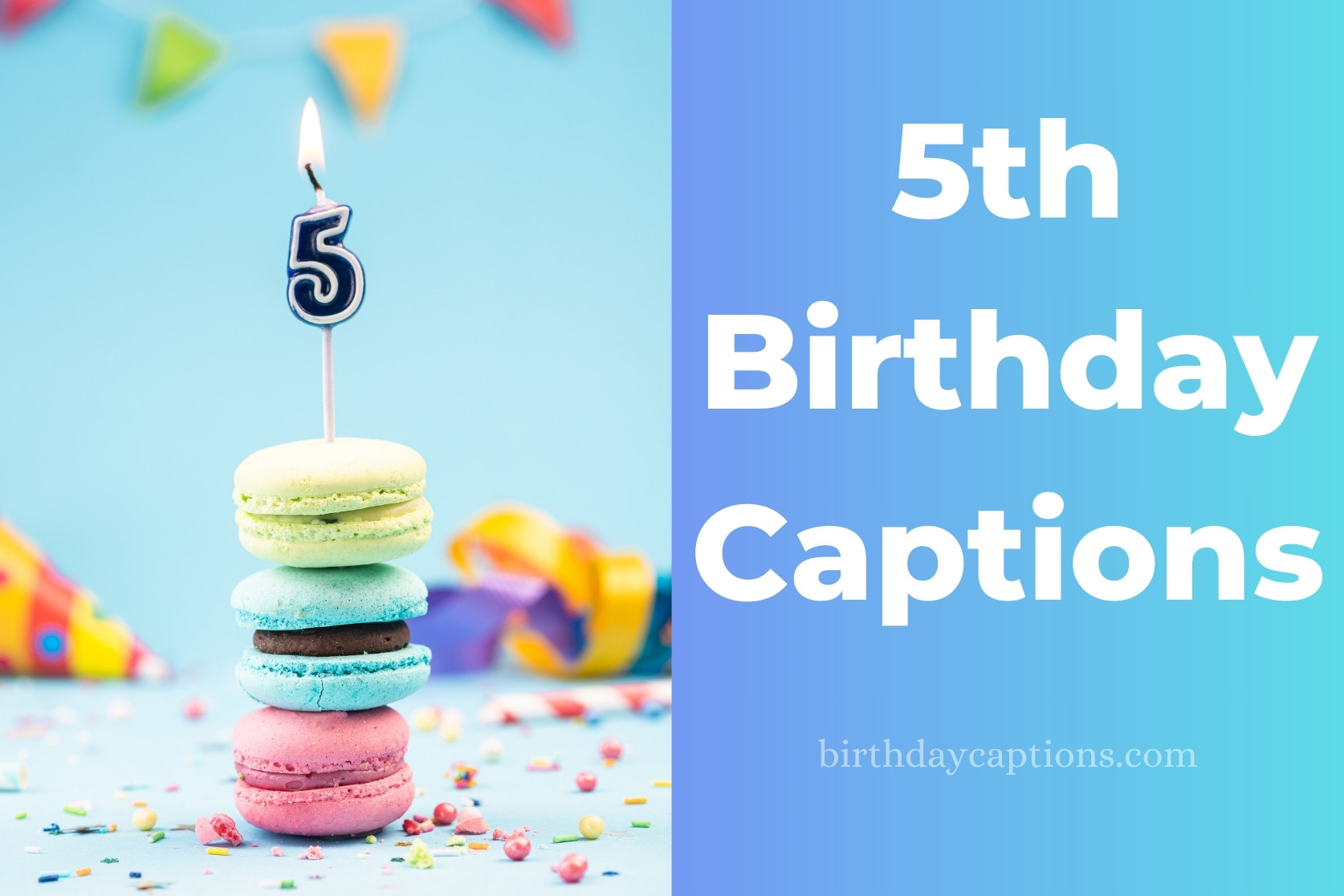 5th Birthday Captions